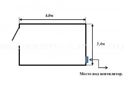 Склад из металлического вагончика-бытовки 4м в Нефтекумске